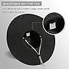 Lanzom Womens Sun Straw Hat Wide Brim Summer Hat Foldable Roll up Large Floppy Beach Hats, Style C-black, One Size #5