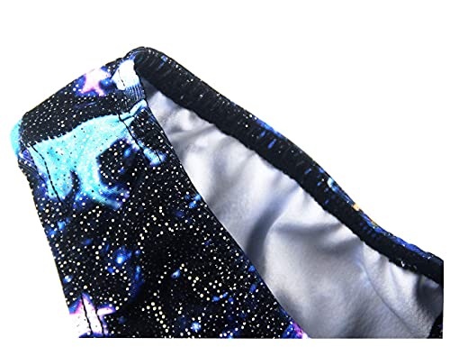 Image of TENVDA Girl's One Piece Swimsuit Sparkle Sleeveless One-Piece Bathing Suits Swimwear for Kids 2-12 Years Old