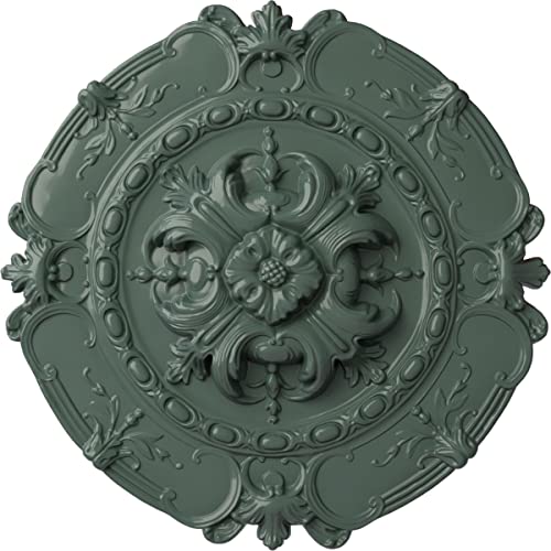 Ekena Millwork CM16SOCBFDecorative Ceiling Medallions Modeled After Original Historical Patterns & Designs, Cloud Burst