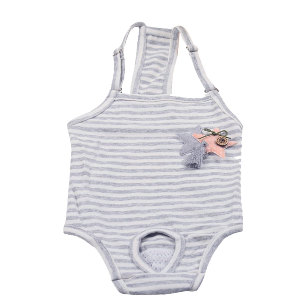 VICASKY Pet Physiological Pants Dog Period Pants Straps Dog Clothing Incontinence Washable Puppy Nappy Stylish Underwear Cotton Doggie Diapers Doggy Suspenders Diapers Briefs Suit Fabric