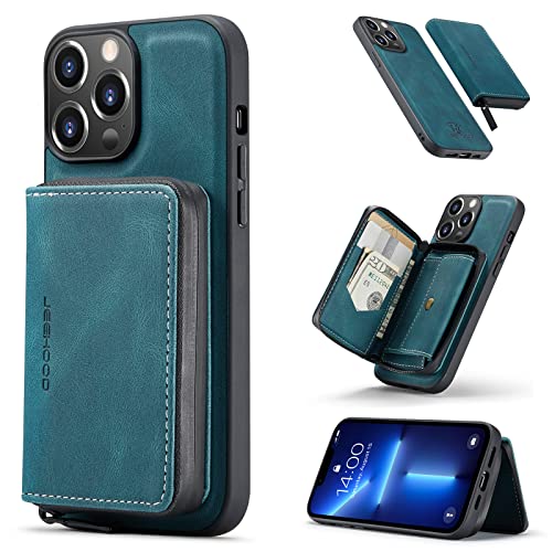 Coque portefeuille iPhone 13 anti-perte avec boucle magnétique