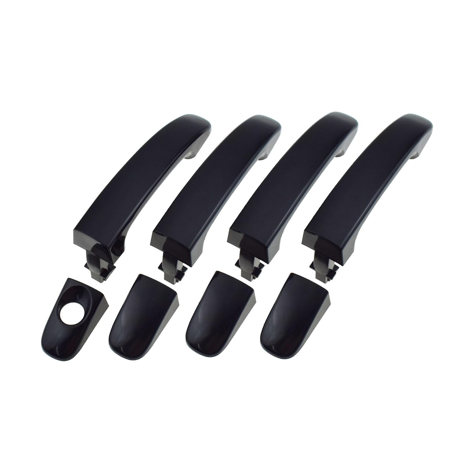 Dbckls 4Pcs A Kit Vehicle Exterior Outer Door Handle For Ranger For Everest For T6 For T7 For Bt50 2012-2020 Ab3921218a14ac Exterior Door Handle Front Rear Left Right Side(4Pcs A Kit)