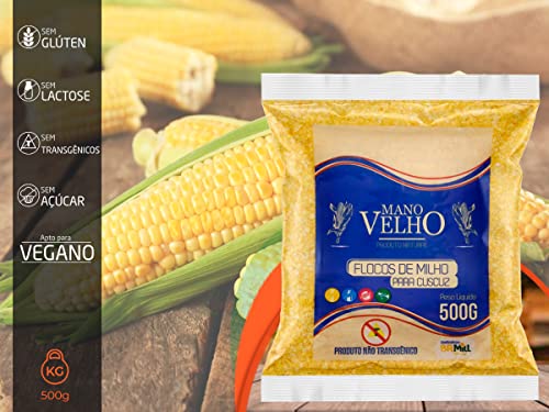 Flocos de Milho Natural Mano Velho 500g