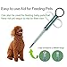 Whasin Pet Medicine Syringe, Professional Pet Pill Popper for Dogs and Cats, Reusable Pet Pill Gun with 2 Soft Silicone Tips, Medical Feeding Dispenser for Young and Small Animals