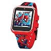 Accutime Kids Marvel Spider-Man Red Educational Learning Touchscreen Smart Watch Toy for Boys, Girls, Toddlers – Selfie…