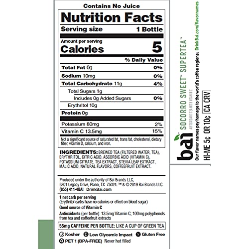 Bai SPAUSD26349 Iced Tea, Socorro Sweet thumb #9