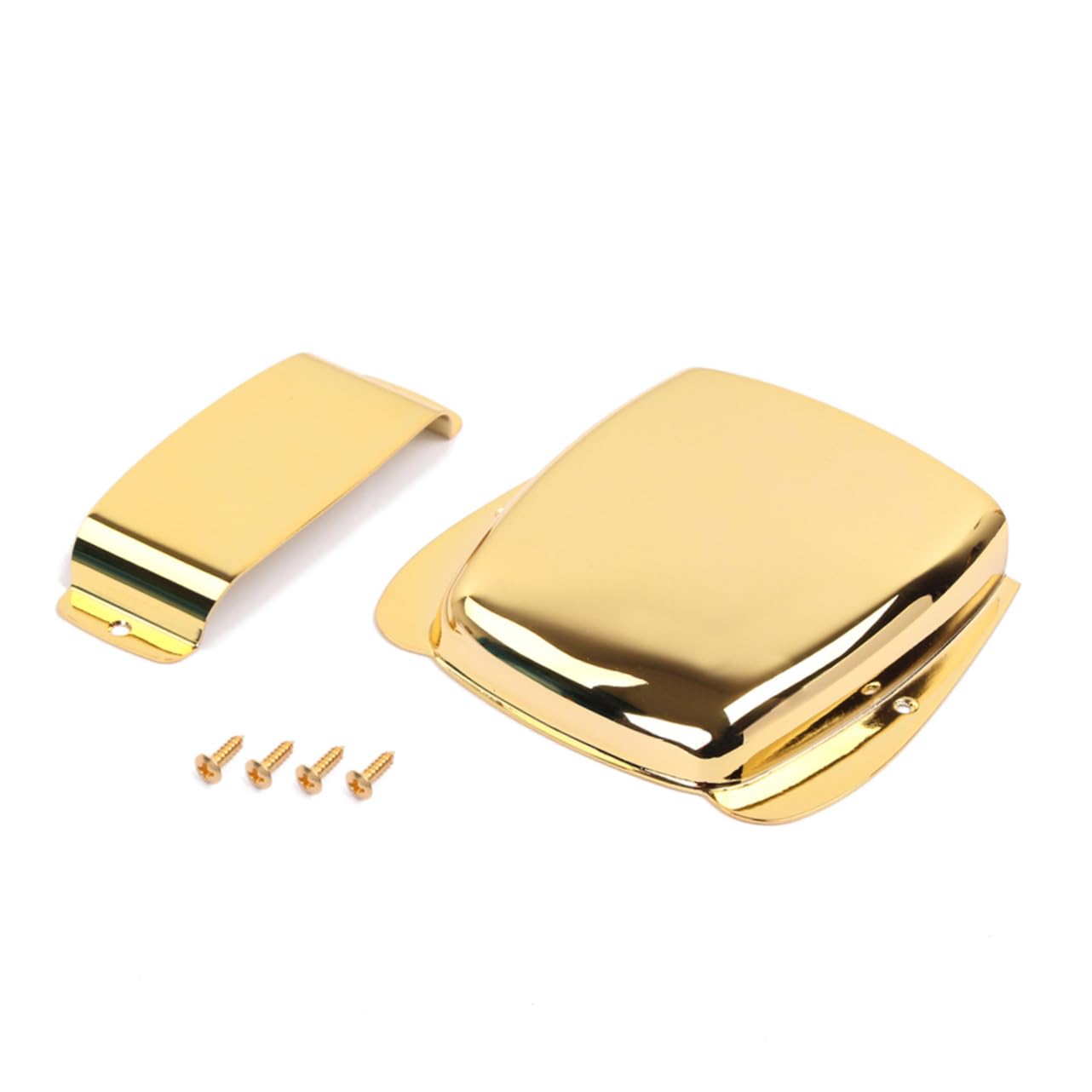 HANABASS Electric Guitar Bridge Cover Plate Bass Pickup Covers Gold Finish for Improves Aesthetic and Serves As Hand Rest Durable Guitar Accessory