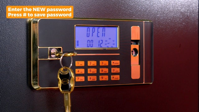 Safe Box with Double Safety Key Lock and LCD Display on Amazon Live