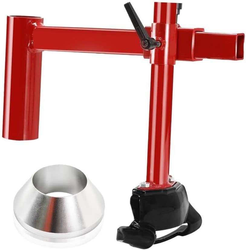 Manual Tire Changer Adapter Manual Tire Changer Duck Head Adapter Kit Tire Change Tool Carbon Steel Sturdy Labor Saving Bearing Type Suitable for Gara