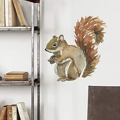 Vinilo Decorativo 3D Ardilla Amoda Marrón miniatura 6