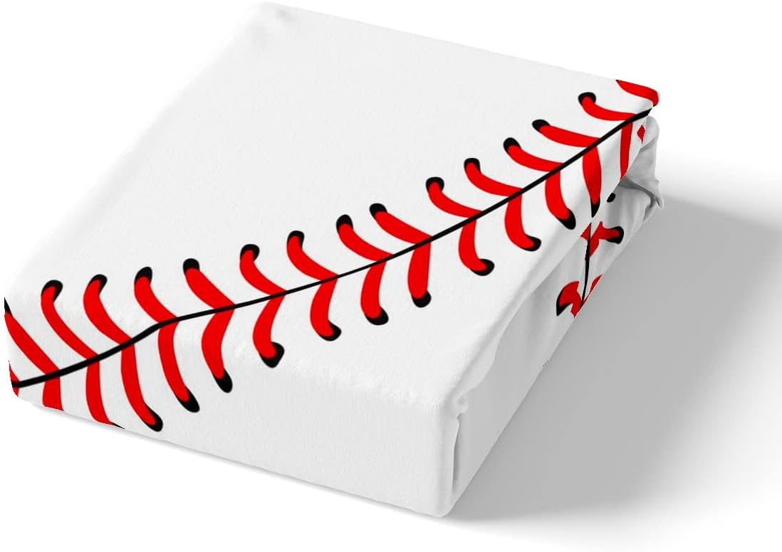 Boys Baseball Duvet Cover Set Full,Ball Sports Game Lovers Bedding Set 3pcs for Kids Teens Adults Room Decor,Abstract Geometric Lines Comforter Cover,White Simple Quilt Cover with 2 Pillowcases