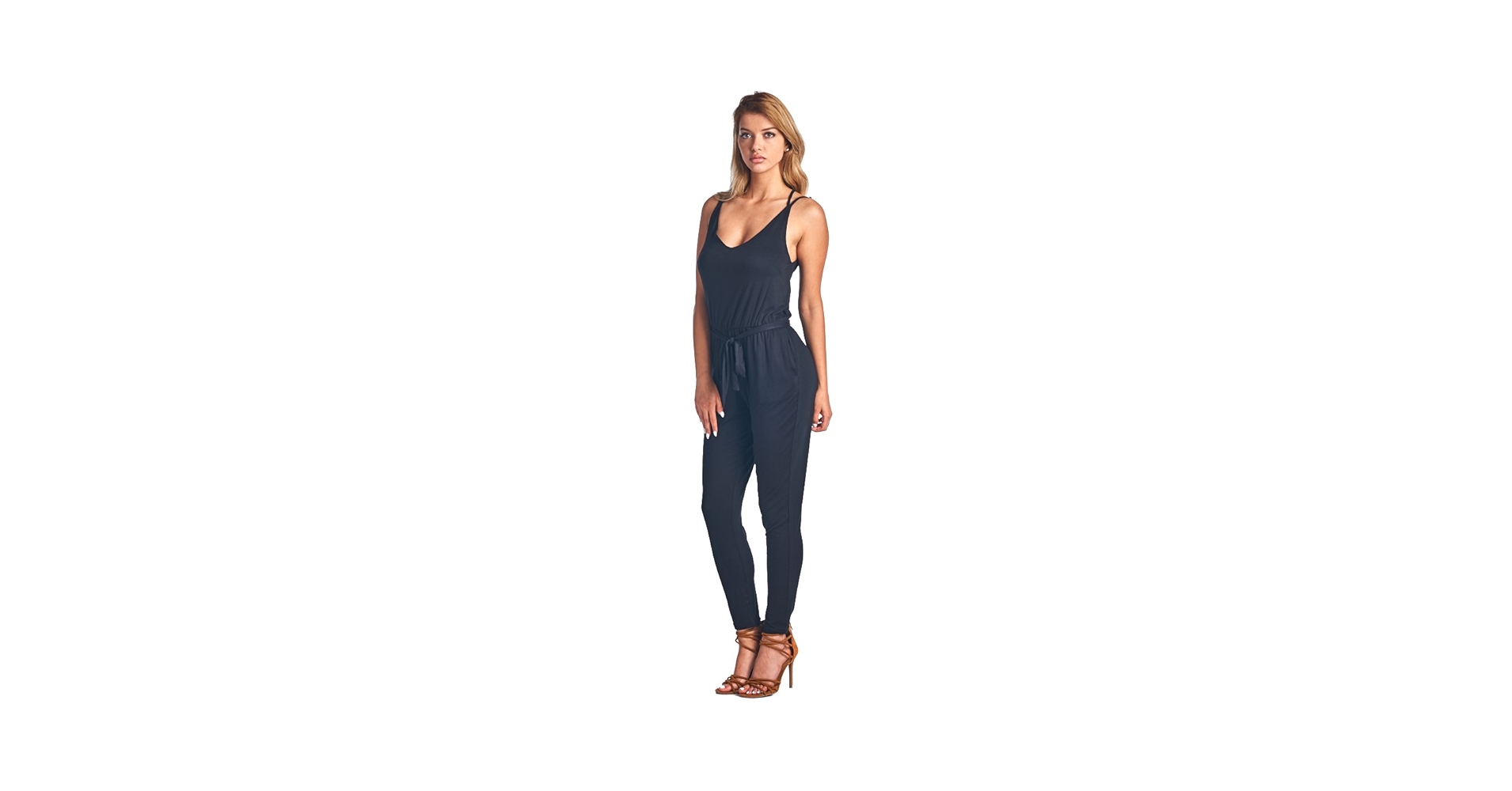Amazon.com: Ci Sono By Cavalini Jumpsuit Long Pants/Romper