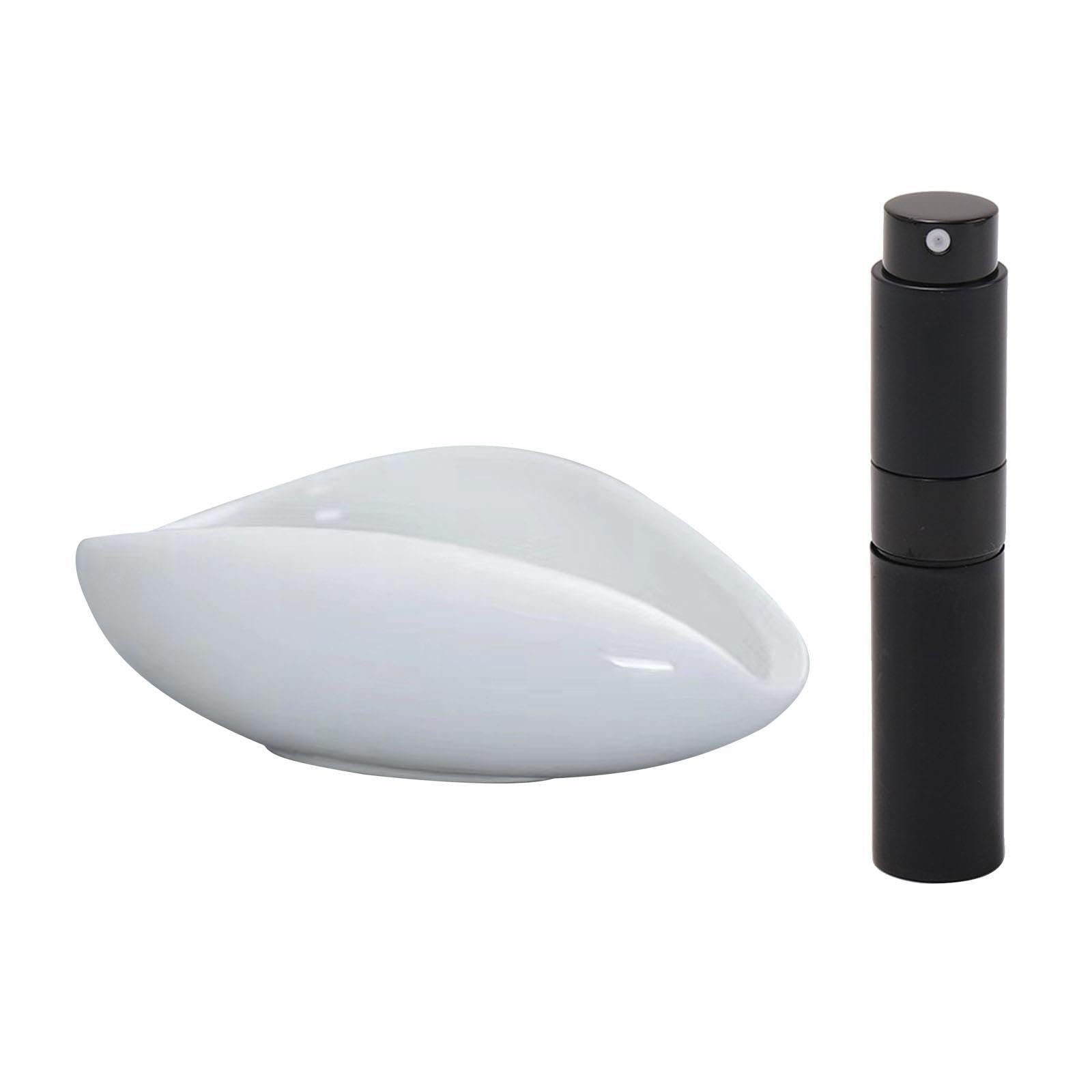 YIXANNX Porcelain Coffee Bean Dosing Bowl Discreetly Designed Reduces Static Electricity For Coffee Grounds And Brewing Dosing Bowl Single Tray Espressos