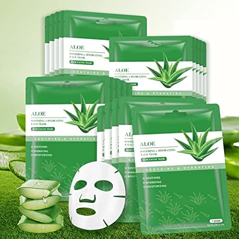 YAFUSIPE Aloe Vera Sheet Mask Pack Cover