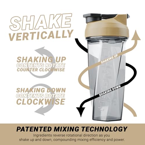 image for HELIMIX 2.0 Vortex Blender Shaker Bottle Holds upto 28oz | No Blending