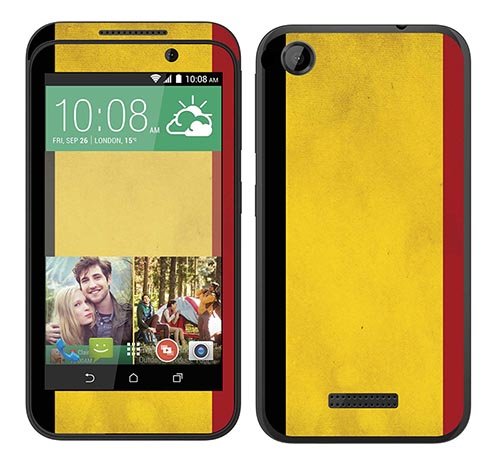 Adhesivo para HTC Desire 320 skin protectora de vinilo Royal motivo bandera belga