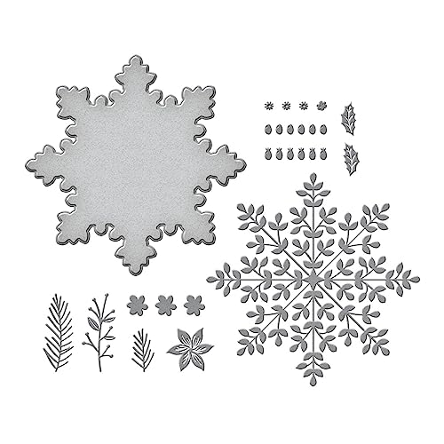 Spellbinders Snowflake Card Creator Etched Dies from The Bibi's Snowflakes Collection by Bibi Cameron, Metal - Image 4