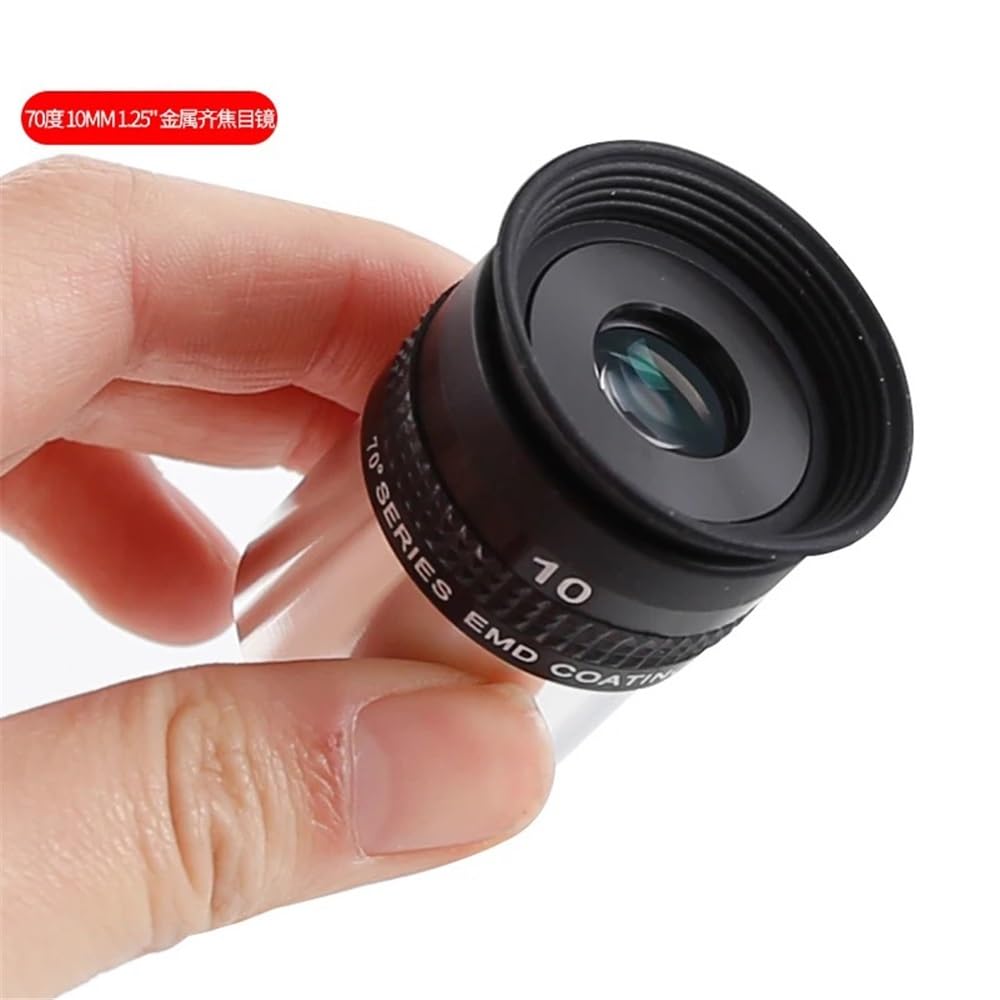Accessoires pour télescopes Oculaire Ultra Grand Angle SWA10 mm à 70 degrés Accessoire for télescope de 1,25 Pouce Oculaire pour télescope