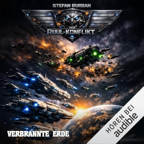 Diseño de la portada del título Verbrannte Erde
