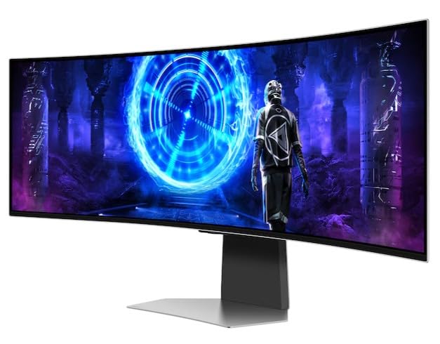 Image of Samsung Odyssey G9 OLED 49 inch Curved 240Hz Gaming Screen DQHD, LS49DG954SUXEN