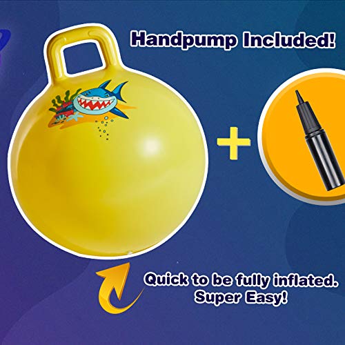 image for Joyhalo Hopper Ball, Bouncy Ball with Handles, Bounce Ball, Jumping Ba