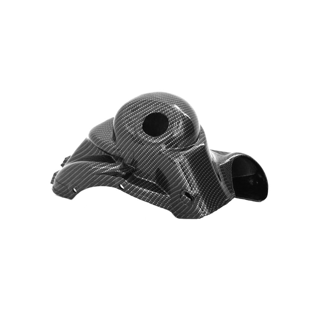 Boita 2.0 Cuffia Raffreddamento Cilindro compatibile con Vespa 50 - Per motore da 50 a max 110 cc Carbonio Nero Lucido