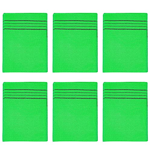 6本セット 角質 ミトン タオル ミトン アカスリ ミトン 搓澡巾 垢すりタオル 風呂用体洗い 角質除去 バスグッズ