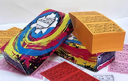 Cartones de bingo. Pack de 900 unidades numeradas. Troquelados para facilitar la...