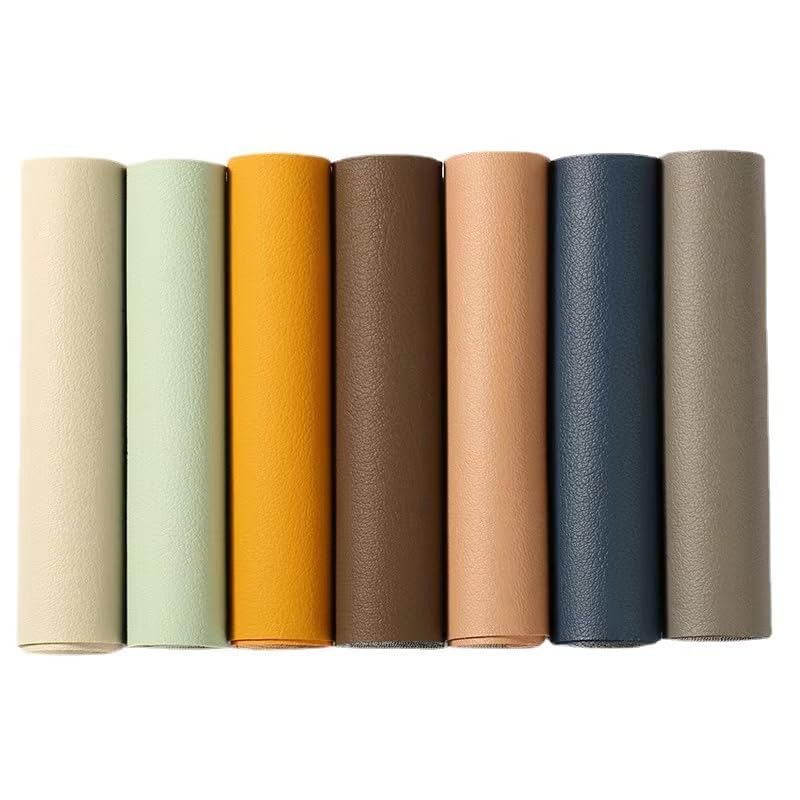 Miniatura 7 de PXBBZDQ Cinta de reparación de cuero negro,Parche de cuero negro de 16 × 118 pulgadas para asiento de coche,Parches adhesivos de cuero para sofá