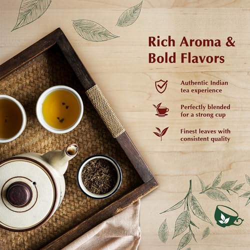 Image of Amazon Brand - Vedaka Extra Strong Tea Powder 1.5Kg | Kadak Chai | Bold & Aromatic | Black Tea | 500G Pack Of 3