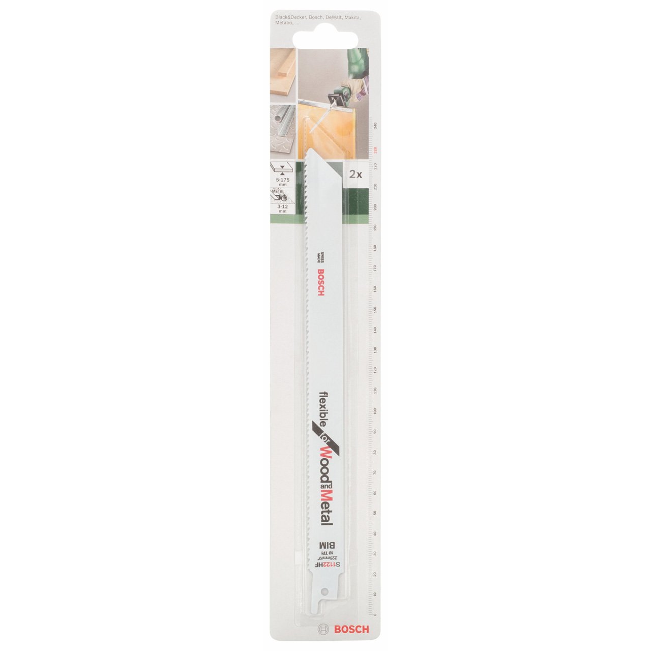 Bosch Accessories 2609256709 DIY Recipro Saw Blade 1122 HF BiM