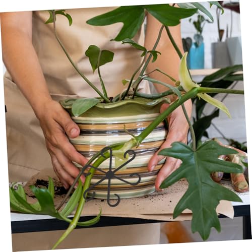 Image of BESPORTBLE 12pcs Reusable Plant Support Clips Black Stem Holders for Climbing Vines and Orchids Easy Installation Plant Fixing Hooks Growth