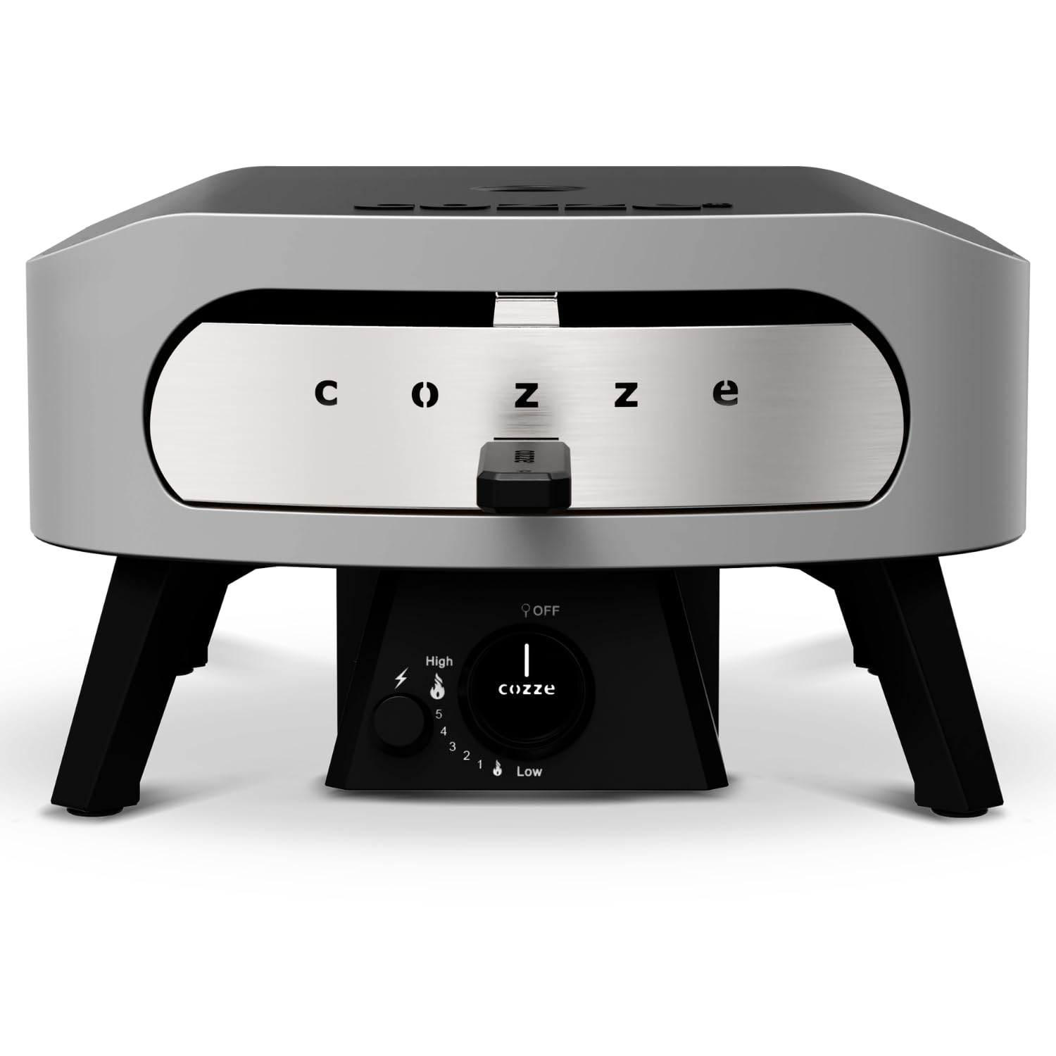 COZZE Mini forno per pizza a gas, 13 pollici, compatto, per pizza a gas, per esterni, 50 mbar, con regolatore per piccole pizze