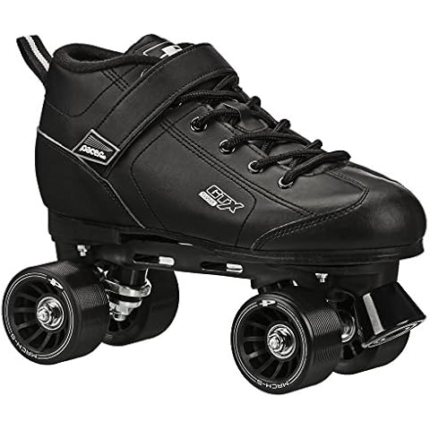 (Mens 4/Ladies 5, Black) - GTX-500 Black and Teal Roller Skates Cover