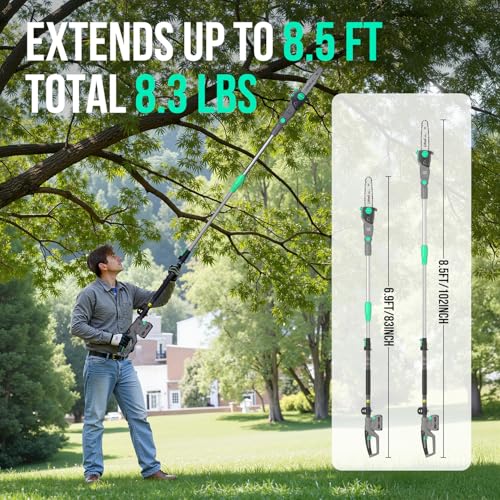 Litheli 10-Inch Multi-Angle Pole Saw