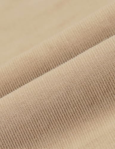 Image of U.S. Polo Assn. Denim Co. Light Khakhi Solid Corduroy Slim Fit Men's Shirt