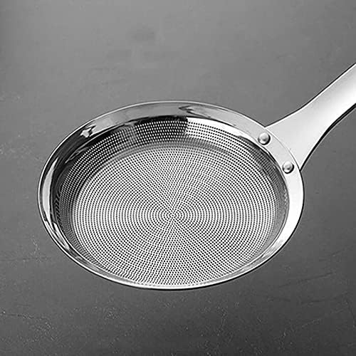 Stainless Steel Mesh Skimmer Vegetable Oil Colander Strainer Soup Pot Small Kitchen Tools(33cm)