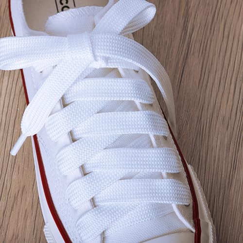 Image of Olukssck 2 Paris Fat Shoe Laces for Sneakers, 5 /8 inch Wide Athletic Shoelaces