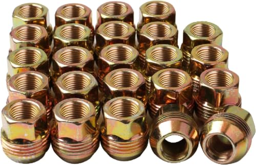Image of 24PCS,14mmx1.5 OEM Factory Wheel Lug Nuts for Sliverado Sierra 1500 Yukon | for Avalanche,Suburban,Express 2500 C2500 K2500,Escalade,Traverse Yukon,M14x1.5 Studs 6 Lug Wheel