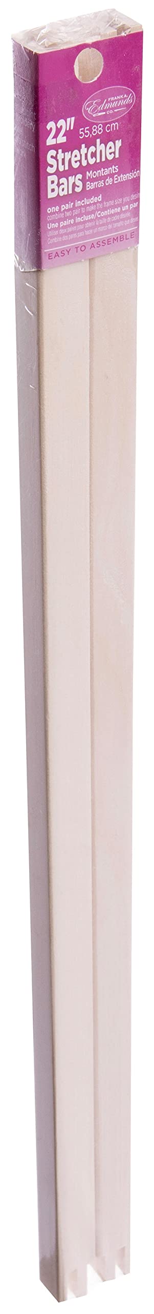 Barres de tendeur Edmunds 3022 cadre broderie tapisserie 55,9x1,9 cm