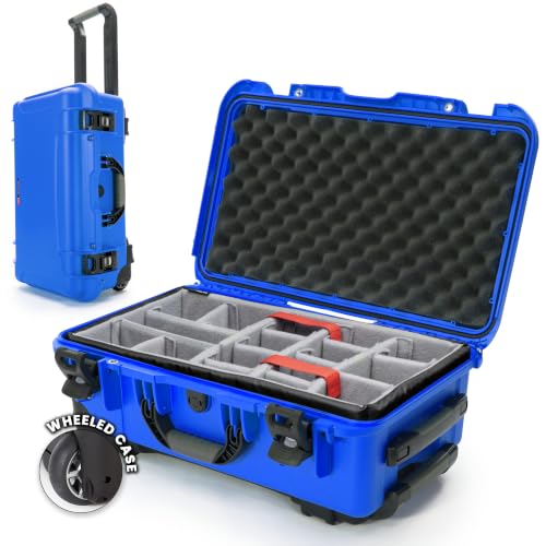 Maleta dura impermeable NANUK 935 con ruedas azul miniatura 1