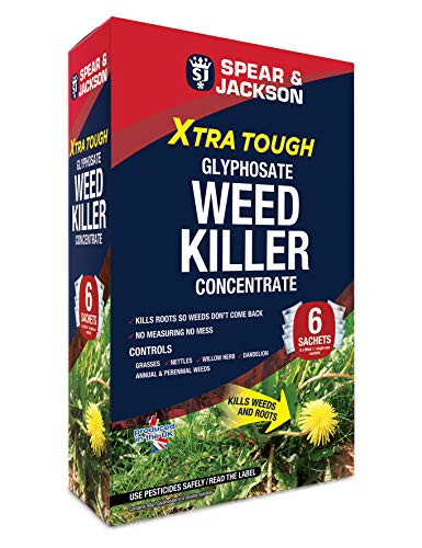Spear & Jackson Weed Killer 6 x 80ml sachets, Multi