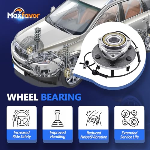 Image of Maxfavor 513288 Rear Wheel Bearing Hub Assembly for 2010 Buick Allure & 2010 2011 2012 2013 2014 LaCrosse & 2011 2012 2013 Regal, for 2013 2014 2015 2016 Chevy Malibu Rear Wheel Bearing Hub