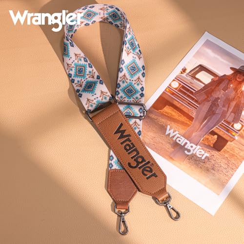Image of Wrangler Strap Western Purse Straps Replacement Crossbody Handbag Adjustable Aztec Wide Guitar Strap
