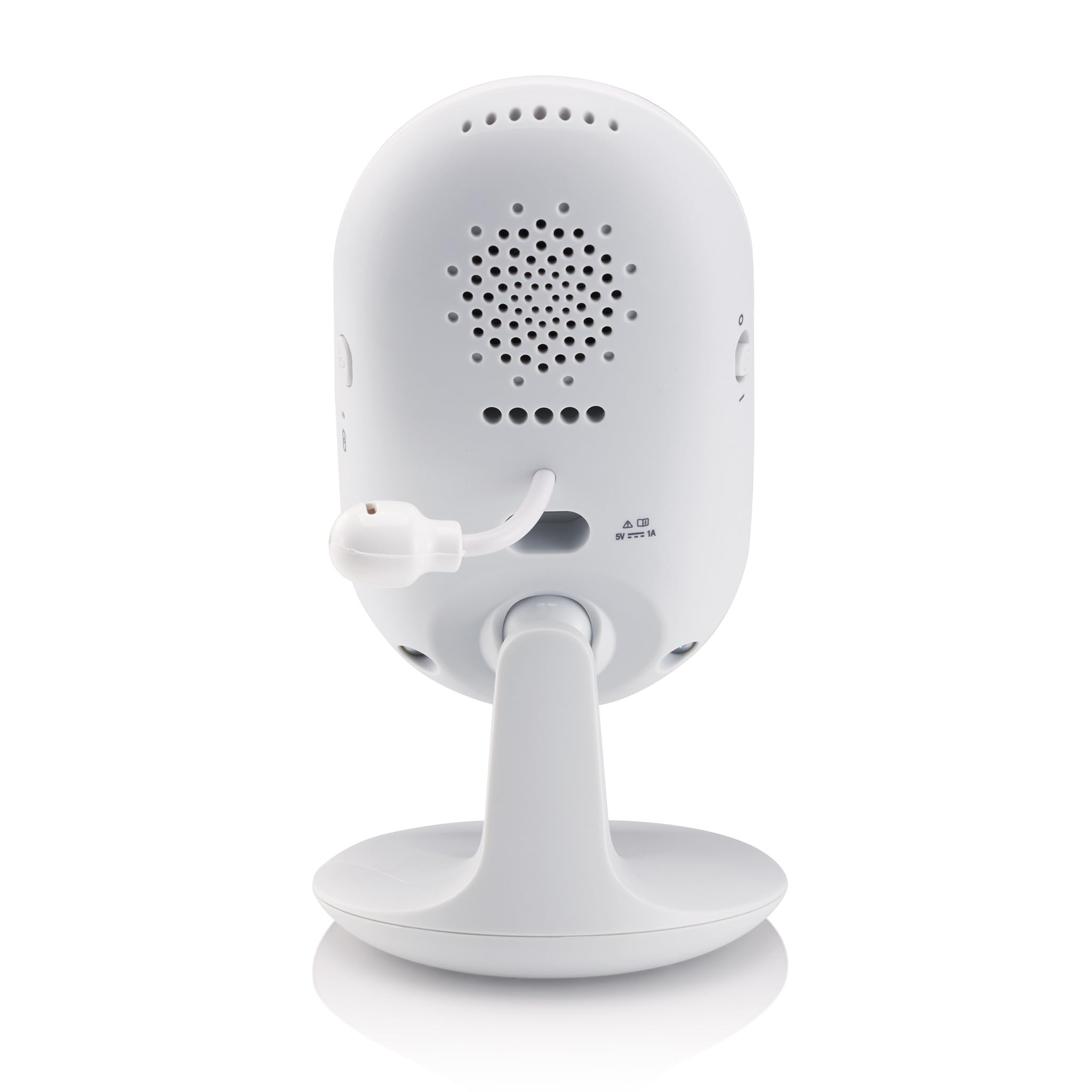 Alecto DVM2028 - Vigilabebés con cámara y Pantalla de 2,8 Pulgadas - visión Nocturna, indicador de Temperatura y hasta 19 Horas de Tiempo en Espera - Blanco/Gris
