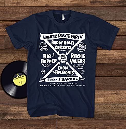 Winter Dance Party TShirt - oldies music lover gift, old rock band t-shirt, 50s 60s vintage2