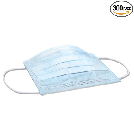 Newnik Disposable Elastic Face Mask 2Ply -300 Pieces (Blue)