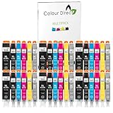 Colour Direct 30 XL (6 Juegos) Cartuchos de Tinta compatibles Reemplazo para Canon CLI-551XL/ PGI-550XL - Pixma MG5450 MG5550 MG5650 MG6350 MG6450 MG6650 MX725 MX925 MX725 MG7150 iP7250 Impresoras