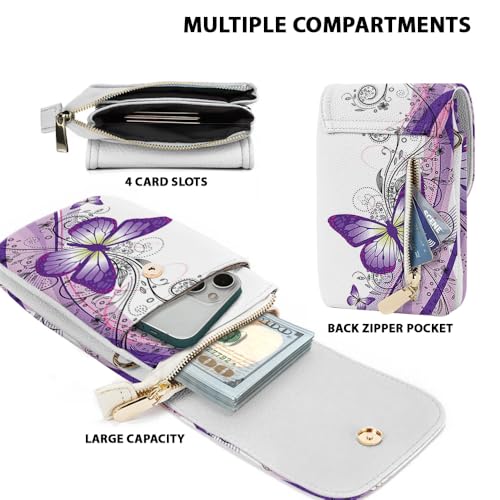 WIRESTER Small Crossbody Cell Phone Bag, Cute Shoulder Bag, Fashionable Bag for Walking, Traveling, Shopping, Working3