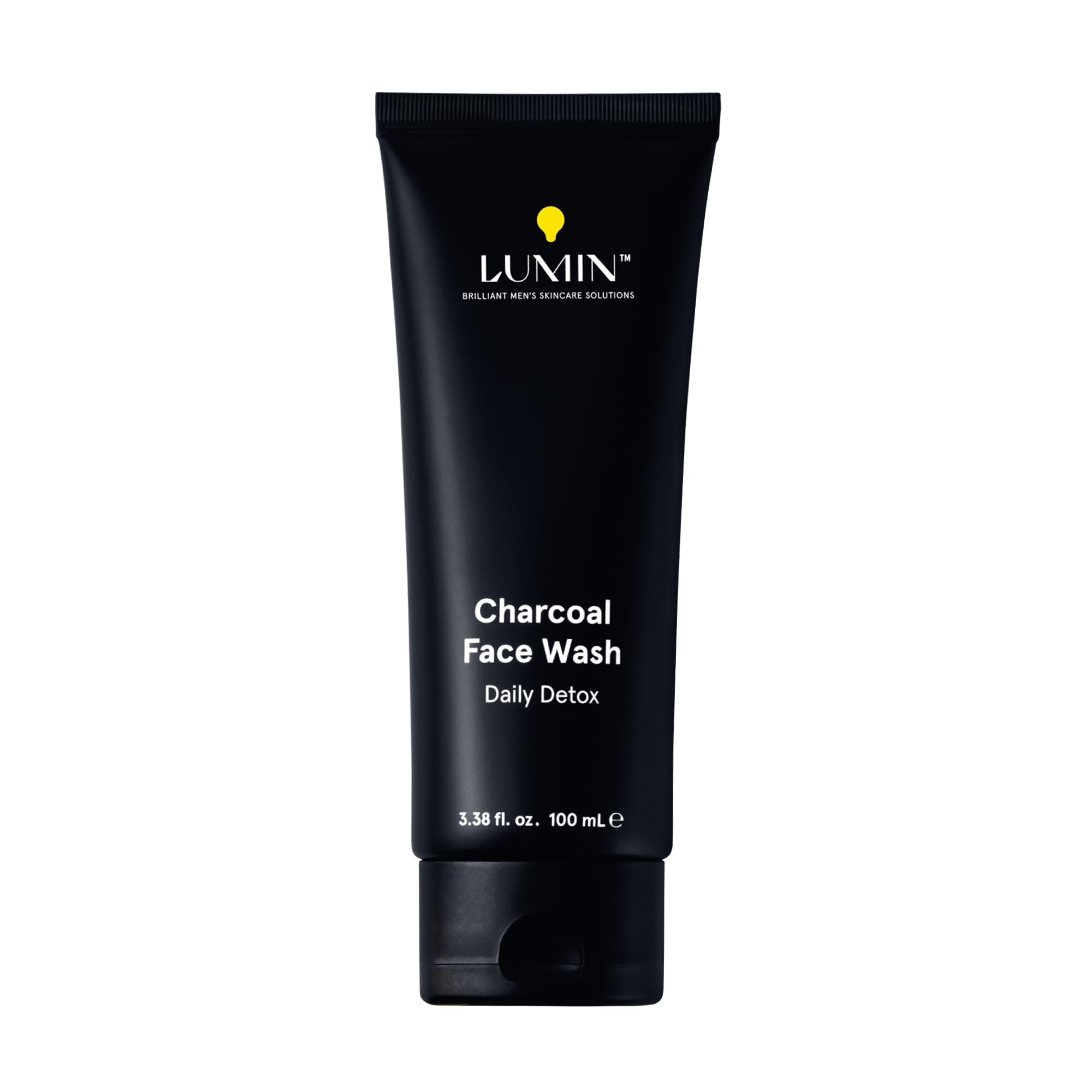 – Lumin Charcoal Face Wash Daily Detox, Purifying Cleanser for Men with Charcoal, Rose Oil & Centella, 100ml